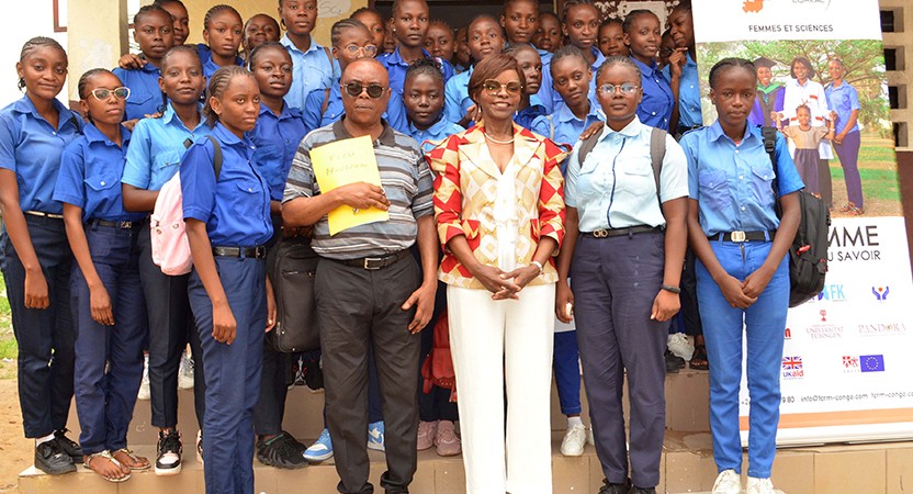PROGRAMME FEMMES & SCIENCES : Zoom sur les lycéennes du lycée de NGANGA LINGOLO