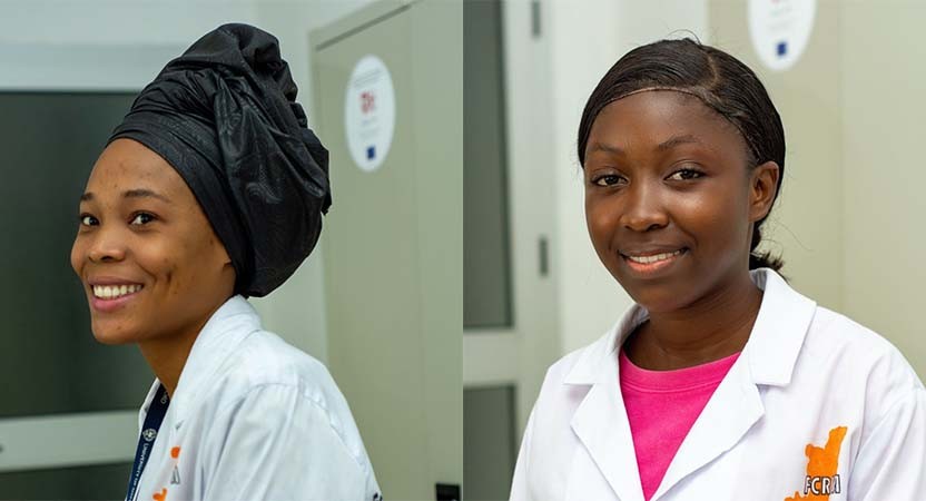 Femmes & Sciences :  Line Lobaloba Ingoba et Mita Naomie Merveilles Dello, deux jeunes chercheuses ambitieuses