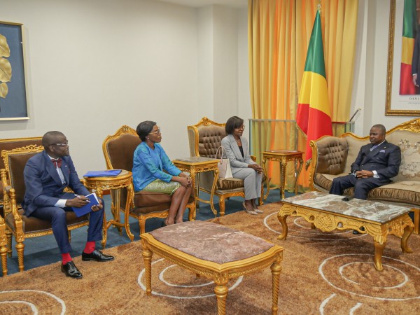La Présidente de la FCRM en audience avec le Président duSénat